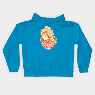 Shiba Ramen Bath Kids Hoodie